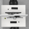 Eppa™ Crossbar Monitorarm - Schwarz